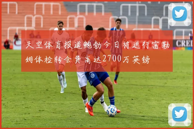 天空体育报道鲍勃今日将进行富勒姆体检转会费高达2700万英镑